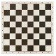 Šachovnice vinylová rolovací hnědobílá 43 x 43 cm